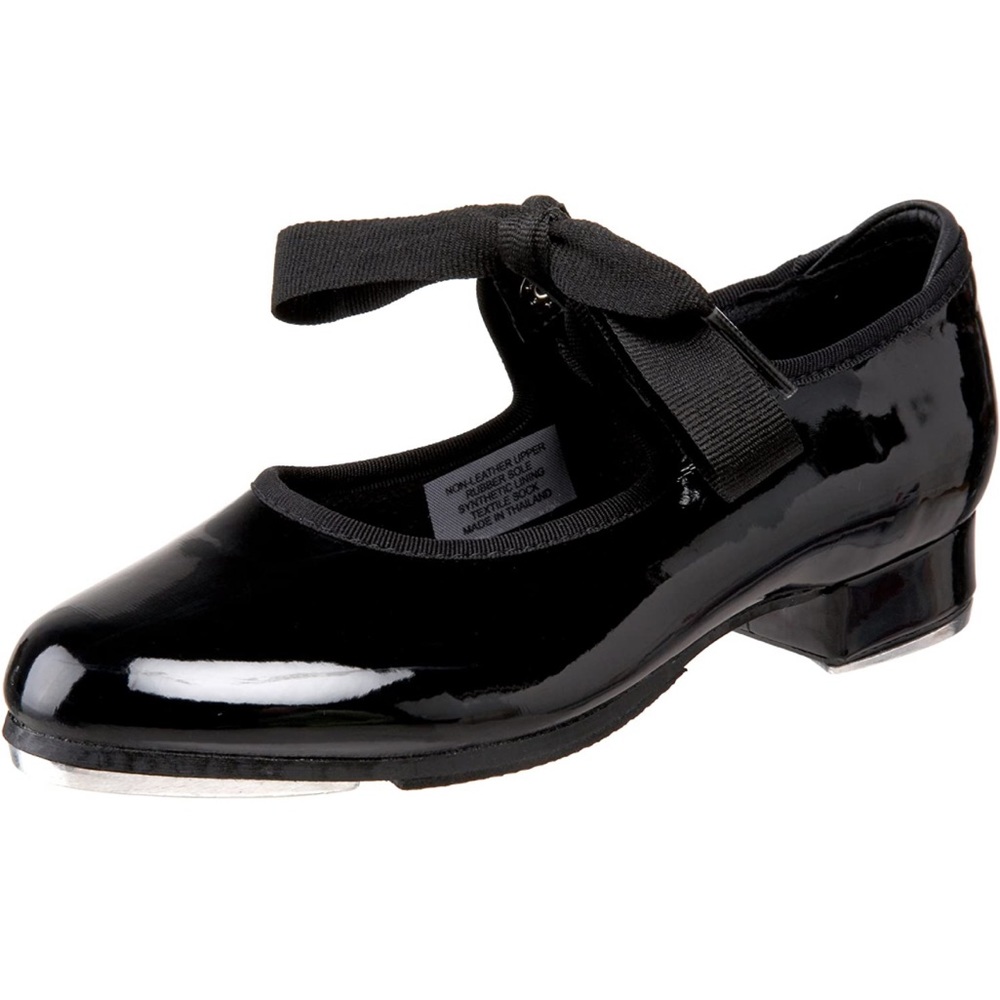 Bloch Girl's Annie Tyette Dance Shoe, Elastic Strap Tap shoes